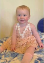 Baby Girl Dress Floral Print for Infant Baby Girl Romper Cute Outfit Set - Image 3