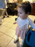 Baby Girl Dress Floral Print for Infant Baby Girl Romper Cute Outfit Set - Image 5