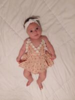 Baby Girl Dress Floral Print for Infant Baby Girl Romper Cute Outfit Set - Image 7