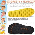 Water Shoes Kids Boys Girls Beach Shoes Kids Aqua Swimmming Shoes Pool Barefoot Shoes Quick Dry Lightweight Kids Surfing Diving Shoes - Image 3