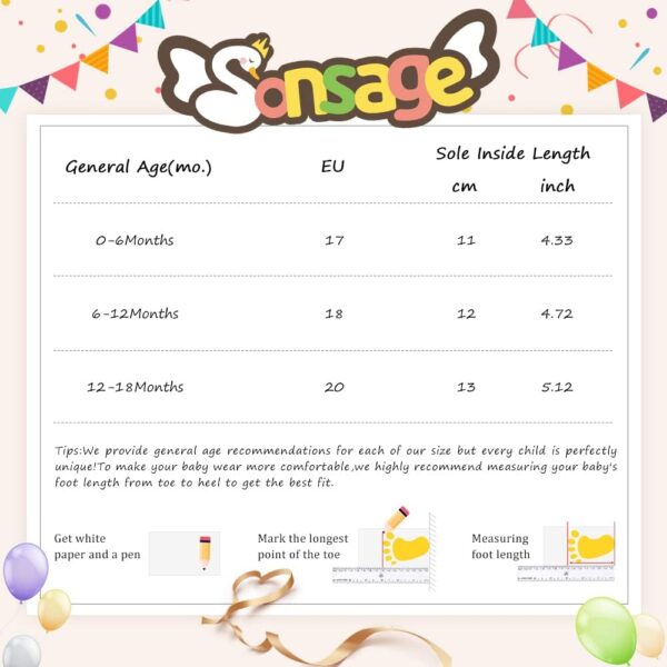 Sonsage Infant Baby Girls Bowknot Mary Jane Toddler PU Leather Soft Sole Princess Wedding Dress First Walking Flats Prewalker Newborn Ballet Shoes - Image 6