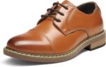 School Shoes for Boys Derby, Kids Lace-Up Classic Oxfords Dress Shoes, Gentle Men Shoes for Wedding, Party, and Church