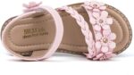 Girls Sandals Toddler Girls Flower Summer Sandals Little Girl Leather Sansals Open Toe Holiday Vacation Shoes - Image 3