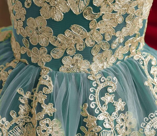 NNJXD Baby Girl Princess Dress Bowknot Sequins Dresses Pageant Wedding Tutu Gown - Image 4