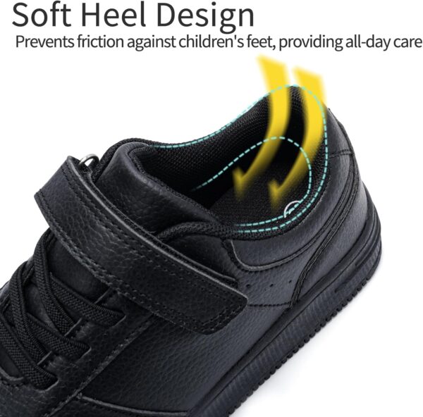 Kids Trainers Boys School Shoes Hoop and Loop Comfortable Girl Sneakers - Image 3