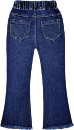 Peacolate 4-10T Spring Fall Little Big Girls 2pcs Clothing Set Tops and Jeans - Image 4