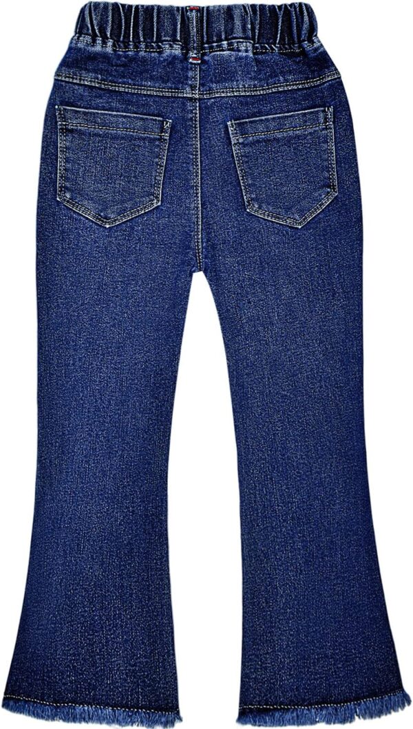 Peacolate 4-10T Spring Fall Little Big Girls 2pcs Clothing Set Tops and Jeans - Image 4