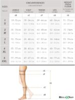 M1190A Soft microfiber open-toe medical compression maternity tights - Class 1 (15-21 mmHg) - Image 2