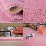 Living Room Rug - Cosy, Soft and Easy-to-Clean Area Rugs for Bedrooms and Kitchens, (Pink, 160 x 230 cm) - Image 6