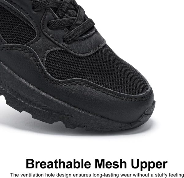 Kids Trainers Boys School Shoes Hoop and Loop Air Cushion Running Shoes - Image 6