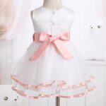 CHICTRY Infant Baby Girls Dress Embroidered Christening Baptism Gowns Flower Girl Dress with Bloomers - Image 2