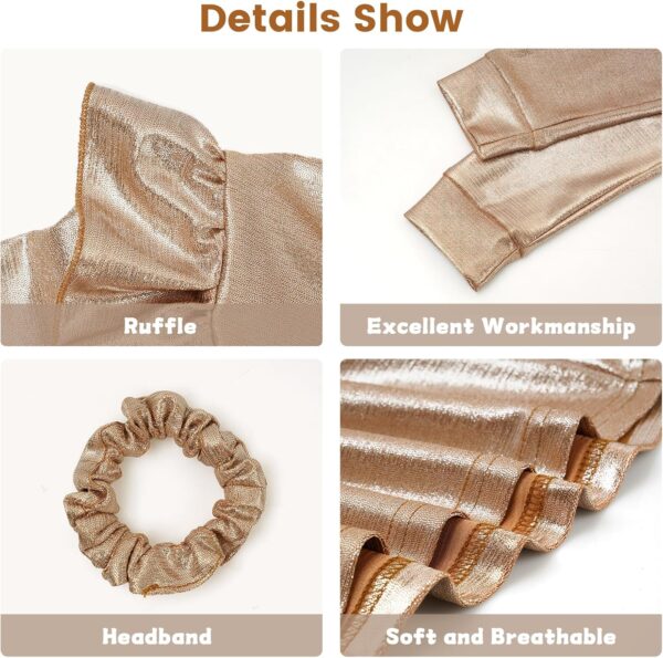 Gogokids Girl 2 Piece Outfits Children Long Sleeve Tops + Pants Set Clothes - Image 5