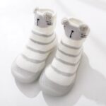 Baby Little Girls Boys Socks with Grips All Weather Moccasins Anti-Slip Fuzzy Slipper Floor Breathable Baby Registry Gifts - Image 2