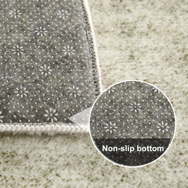 Area Rugs Abstract Rug Modern Soft Living Room Carpet Large Washable Shaggy Rugs for Living Room Bedroom Dining Room Indoor Home Decor Carpet (Abstract Beige Grey/Light Brown, 80×120 cm) - Image 5