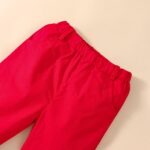 CHENSIYU Kids Boys Girls Baby Girl Pants Kids White Joggers Baby Elasticated Bloomer Trousers Toddler White Bottoms Baby-Girls Clothes Snowman Outfit Kids - Image 5