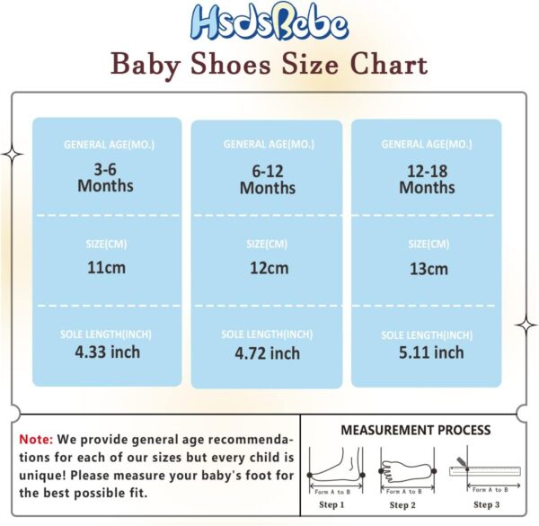 HsdsBebe Baby Boys Girls Oxford Shoes PU Leather Soft Rubber Sole Sneakers Anti-Slip Toddler Ankle Boots Infant Walking Shoes Moccasins, B/White, 6-12 Months - Image 6