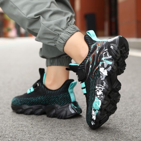 Boys Basketball Shoes Boys Sneakers Men's Basketball Shoes Lining High Top Sport Shoes for Unisex Kids - Image 5