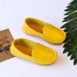 Toddler Little Kid Boys Girls Soft Slip On Loafers Dress Flat Shoes Boat Shoes Leisure Shoes Baby Shoes Girls Shoes Casual Shoes Hiking Shoes Children's Shoes Single Shoes Baby Shoes, yellow, 30 - Image 5