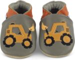 Dotty Fish Baby Boy's Soft Leather Shoes First Walker - Image 2