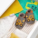 Dotty Fish Baby Boy's Soft Leather Shoes First Walker - Image 4