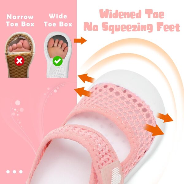 JOINFREE Girls Boys Summer Sandals Infant Shoes Lightiwehgt Barefoot Sneakers Toddlers Breathable Sandals Sneakers Water Shoes - Image 3