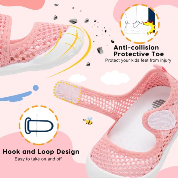 JOINFREE Girls Boys Summer Sandals Infant Shoes Lightiwehgt Barefoot Sneakers Toddlers Breathable Sandals Sneakers Water Shoes - Image 5