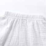 Toddler Baby Boys Girls Bloomers Shorts Kids Cute Solid Color Lightweight Breathable Cotton Linen Shorts Infant Baby Diaper Cover Summer Loose Harem Short Underwear - Image 3