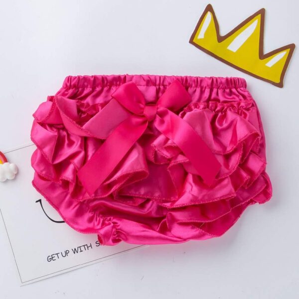 Baby and Blanket Toddler Baby Infant Girl Bowknot Ruffle Nappy Underwear Panty New Born Baby Girl Clothes - Image 4