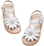 Kiderence Toddler Girls Sandals Little Girls Kids Summer Shoes Toddler Sandals