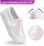Unisex Kids Canvas Shoes Toddlers Sneakers Breathable Slip-on Trainers Pumps Plimsoles for Boy and Girls - Image 2
