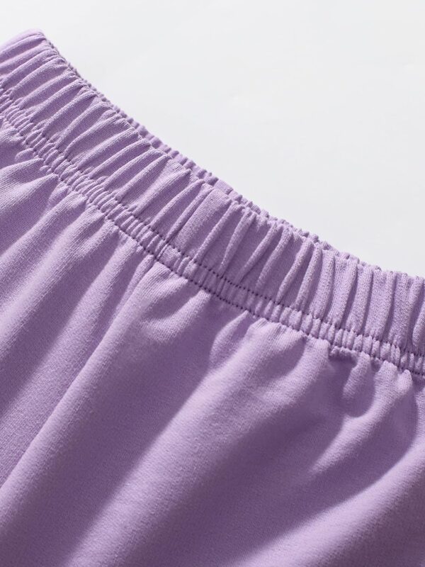 Toddler Girls Summer Short Outfits Clothes Set Kids Unicorn Bunny Animal Print Short Sleeve Cotton T-Shirt Dresses Tops and Shorts 2 Piece Crewneck Sleeveless Clothing Set Age 1-7 Years Old - Image 6