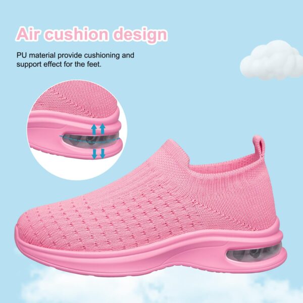 Boys Girls Trainers Toddlers Kids Sneakers Slip on Fitness Tennis Walking School Shoes for Toddler/Little Kid/Big Kid - Image 5