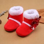 Infant Dress Shoes Boys Toddler Boys And Girls Plush Snow Booties Warming Shoes Baby Soft Boots Infant Baby Shoes Infant Shoes Boys - Image 5