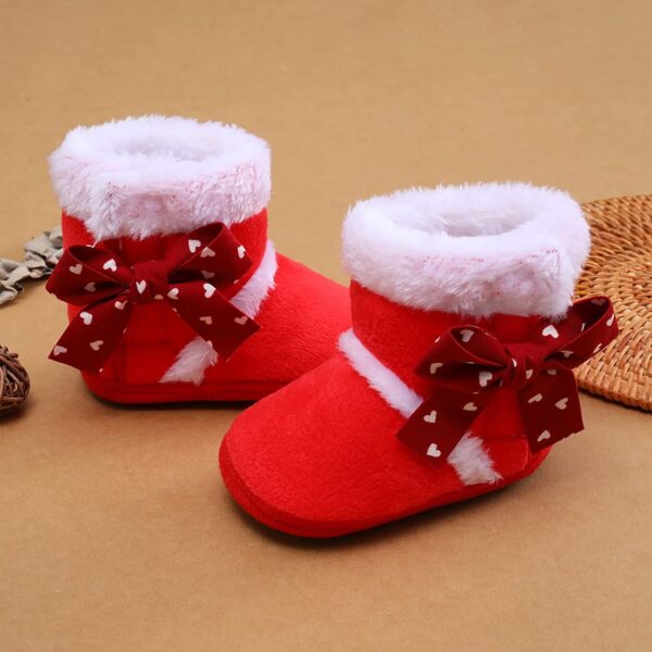 Infant Dress Shoes Boys Toddler Boys And Girls Plush Snow Booties Warming Shoes Baby Soft Boots Infant Baby Shoes Infant Shoes Boys - Image 7