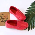 Toddler Little Kid Boys Girls Soft Slip On Loafers Dress Flat Shoes Boat Shoes Leisure Shoes Baby Shoes Girls Shoes Casual Shoes Hiking Shoes Children's Shoes Single Shoes Baby Shoes, red, 3.5 - Image 5