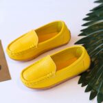Toddler Little Kid Boys Girls Soft Slip On Loafers Dress Flat Shoes Boat Shoes Leisure Shoes Baby Shoes Girls Shoes Casual Shoes Hiking Shoes Children's Shoes Single Shoes Baby Shoes, yellow, 33 - Image 4