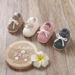 LAWKUL Baby Booties Knit Newborn Shoes Cozy First Walkers Infant Toddler Boots for Boy Girls 0-3 Months - Image 6