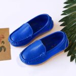 Toddler Little Kid Boys Girls Soft Slip On Loafers Dress Flat Shoes Boat Shoes Leisure Shoes Baby Shoes Girls Shoes Casual Shoes Hiking Shoes Children's Shoes Single Shoes Baby Shoes, blue, 33 - Image 5