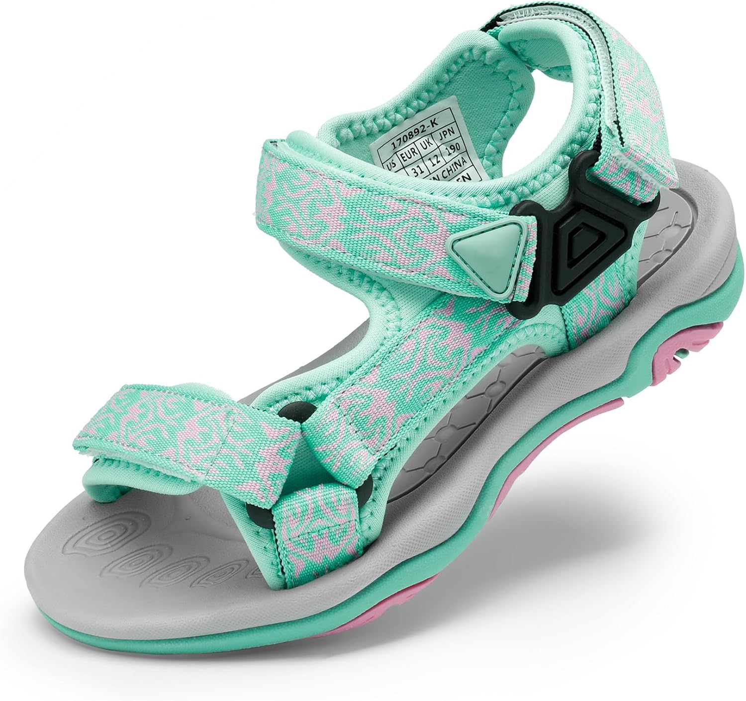 1745263719_71BS0su1-YL._AC_SL1500_.jpg DREAM PAIRS Boys Girls Sandals Sports Outdoor Athletic Sandals for Kid Adjustable Strap Open Toe Summer Sneakers - Image 1