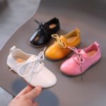 Infant Baby Boys Girls Classic PU Leather Wedding Loafers Toddler 𝐎xford Dress Shoes First Steps Walking Flat Lazy Crib Shoe Premium Soft Anti-Slip Rubber Sole Shoe (Yellow, 1.5 Little Child) - Image 5