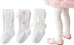 CHUNG Baby Girls Toddlers Infant Thin Mesh Tights Newborn Bowknot Stockings Leggings 0-5Years for Summer