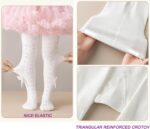 CHUNG Baby Girls Toddlers Infant Thin Mesh Tights Newborn Bowknot Stockings Leggings 0-5Years for Summer - Image 7