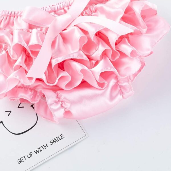 Toddler Baby Infant Girl Bowknot Ruffle Nappy Underwear Panty Loves Baby Girl - Image 7