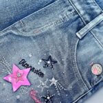 2-11T Little&Big Kids Girls Jumpsuit&Rompers Bib Overalls Colorful Tie-dye Shortalls Suspender Shorts Jeans Pants - Image 4