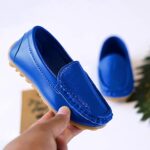 Toddler Little Kid Boys Girls Soft Slip On Loafers Dress Flat Shoes Boat Shoes Leisure Shoes Baby Shoes Girls Shoes Casual Shoes Hiking Shoes Children's Shoes Single Shoes Baby Shoes, blue, 2.5 - Image 2