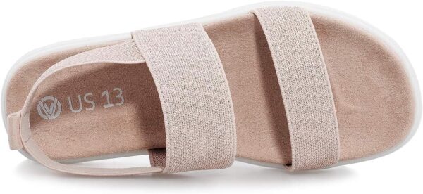 MIXIN Girls Sandals Open Toe Flat Sandals summer shoes for Little Kids Big Kids - Image 2