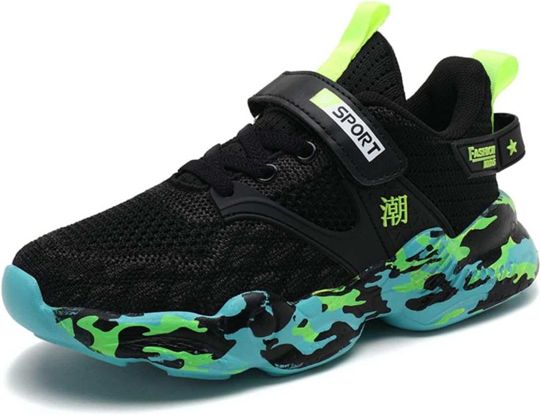 1745377246_6138WpBF-qL._AC_SL1200_.jpg Boys Basketball Shoes Boys Sneakers Men's Basketball Shoes Lining High Top Sport Shoes for Unisex Kids - Image 1