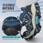 UOVO Boys Trainers Kids Water Resistant Walking Shoes Sports Outdoor Sneakers Children Trekking Hiking Footwear Running Shoes Size 11.5 UK Child to 5.5 UK - Image 4