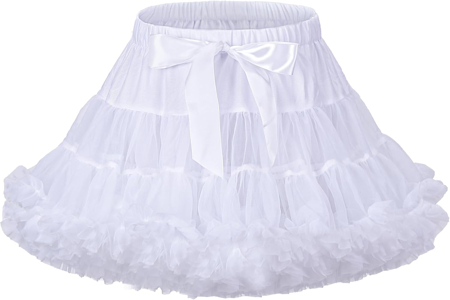 1745402104_611QlGWTWzL._AC_SL1500_.jpg LACOFIA Girl's Tutu Skirt Toddler Ruffle Layered Tulle Skirt Princess Tutu Pettiskirt Party Dance Bubble Mini Skirt (0-10 Years) - Image 1