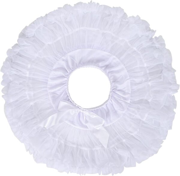 LACOFIA Girl's Tutu Skirt Toddler Ruffle Layered Tulle Skirt Princess Tutu Pettiskirt Party Dance Bubble Mini Skirt (0-10 Years) - Image 2